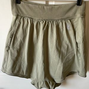 Free People | Hot Shot Harem Shorts | Khaki M